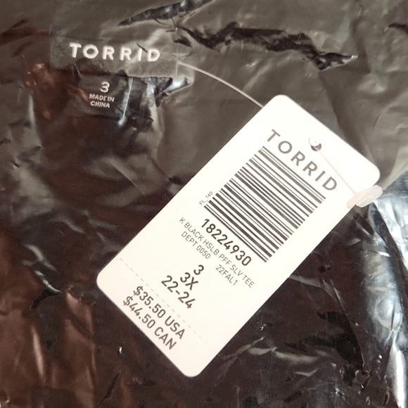 ❤️NWT VINTAGE TORRID PUFF SLEEVE TEE - SLUB KNIT COTTON - PLUS SIZE - Picture 5 of 11